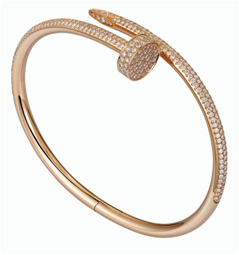 cartier juste un clou bracelet with diamonds|Cartier justin clou bracelet.